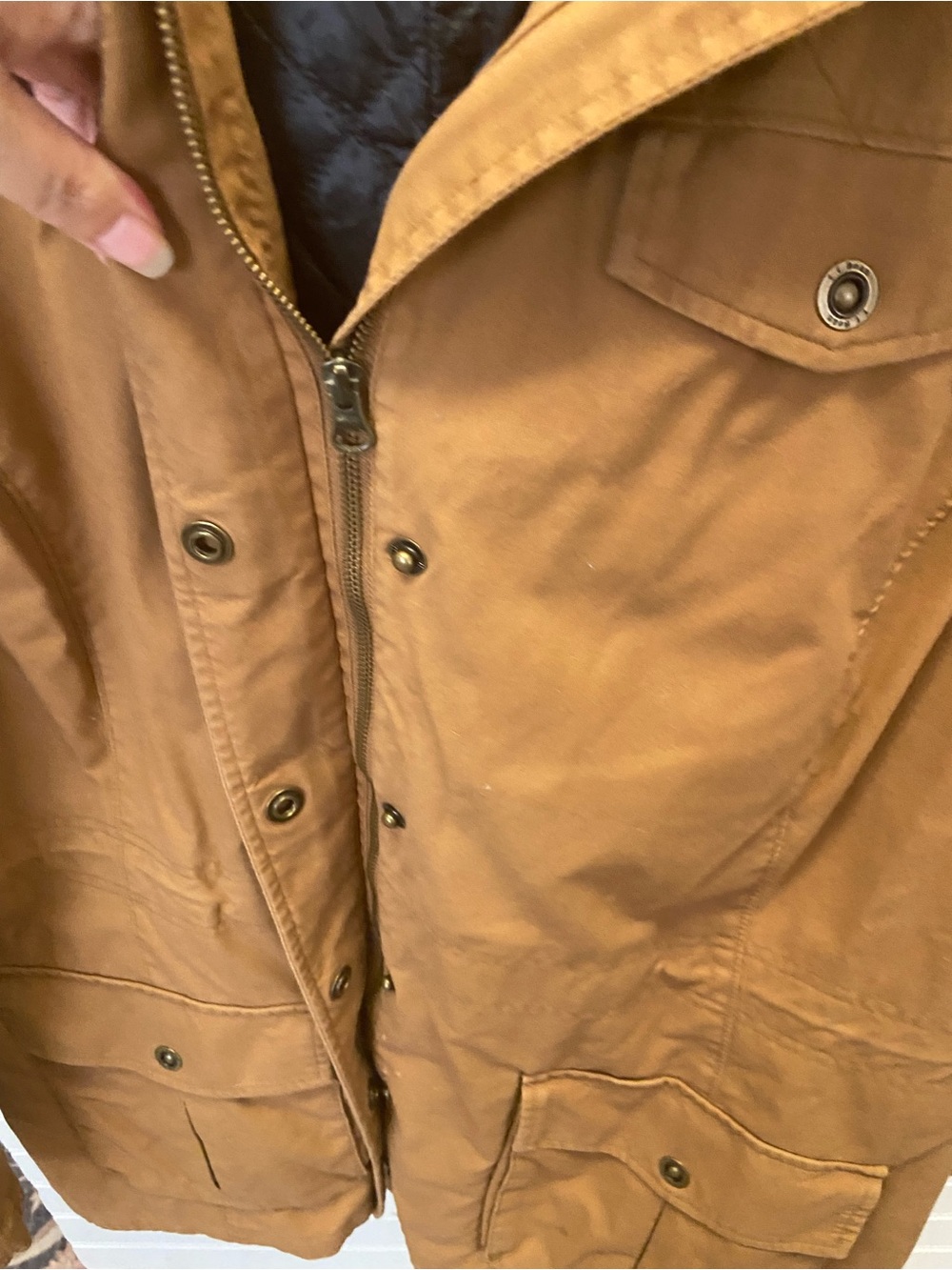 LL Bean Hooded Country Chore Jacket - Picture 7 of 10